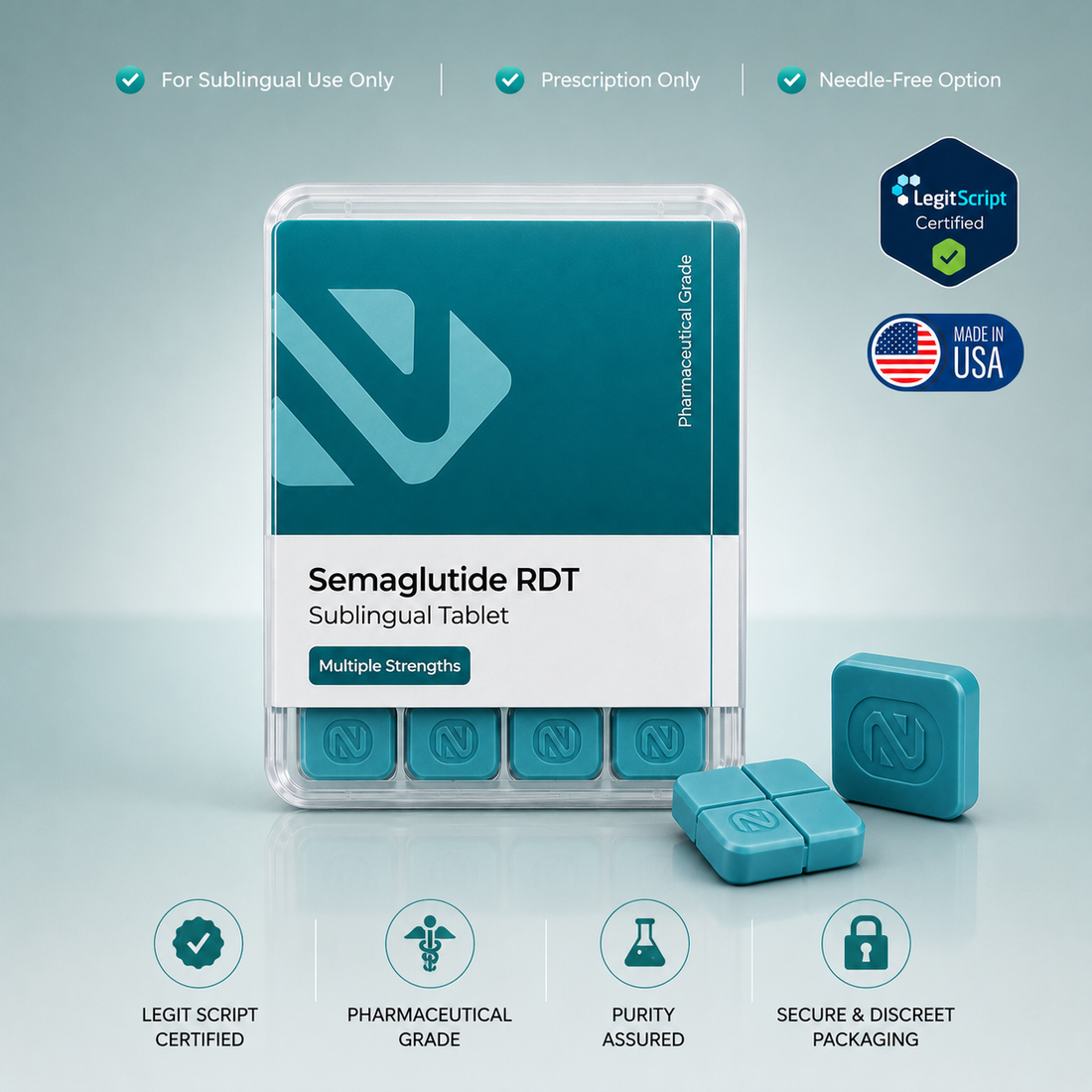 <p>Sublingual Semaglutide RDT</p>